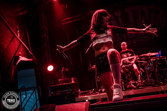 Jinjer plays at Roche N Roll Festival 2017 in France