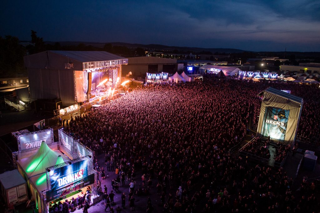 Nightwish plays at the Mera Luna Festival 2015