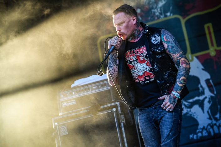 Combichrist plays at Greenfield Festival 2017