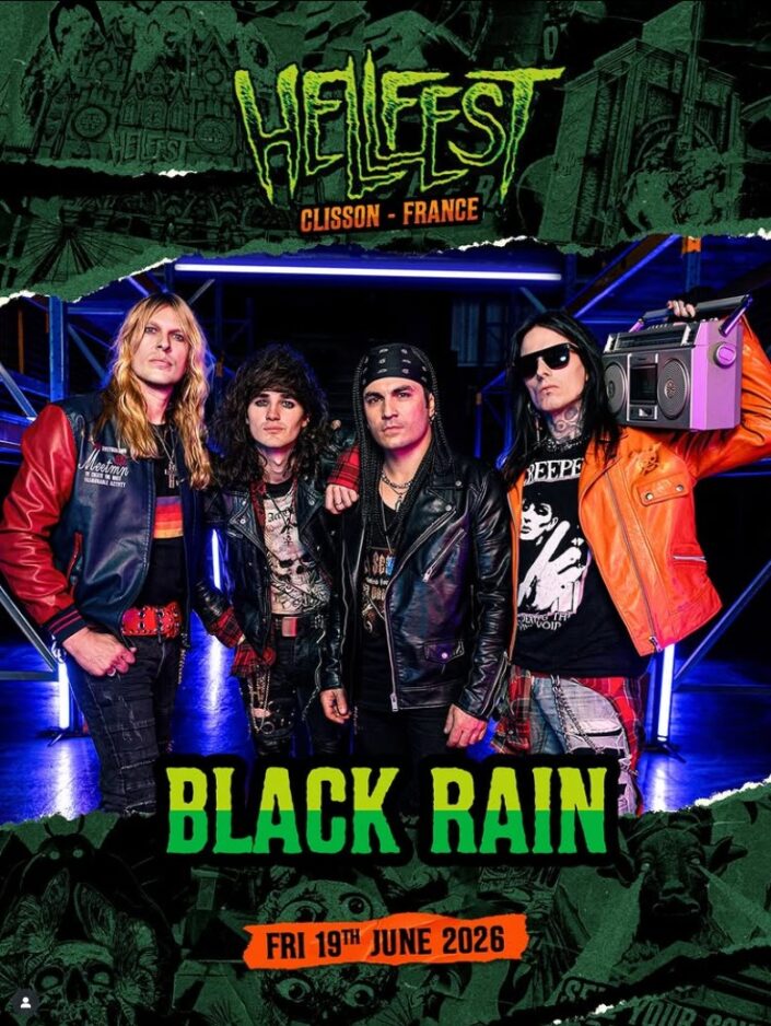 BlackRain à l'affiche du Hellfest 2026