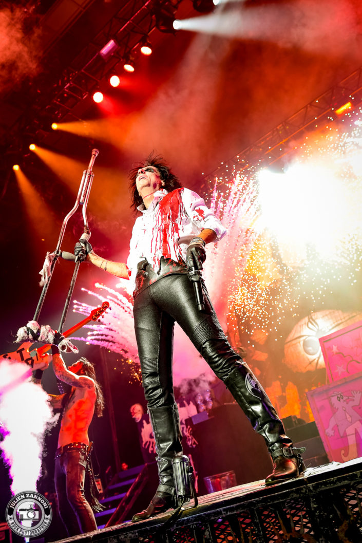Alice COOPER plays in Lyon in 2017