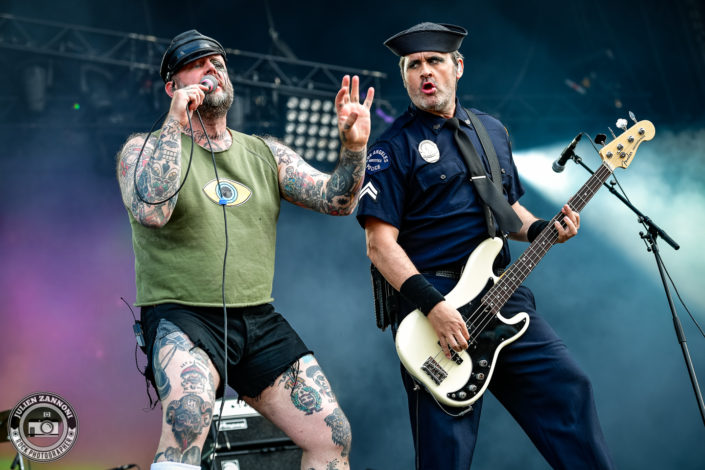 Turbonegro plays at the Download Festival Paris - 2018