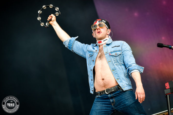 Turbonegro plays at the Download Festival Paris - 2018