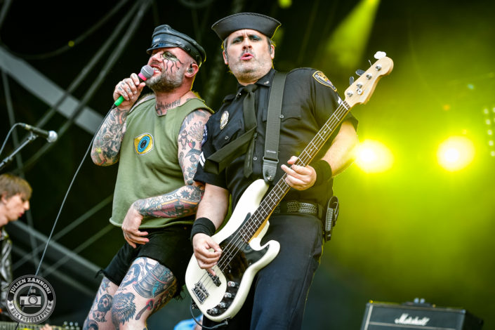 Turbonegro plays at the Download Festival Paris - 2018