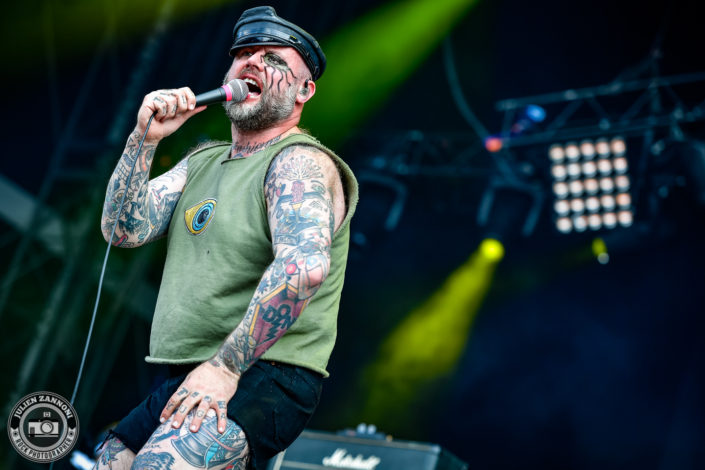 Turbonegro plays at the Download Festival Paris - 2018
