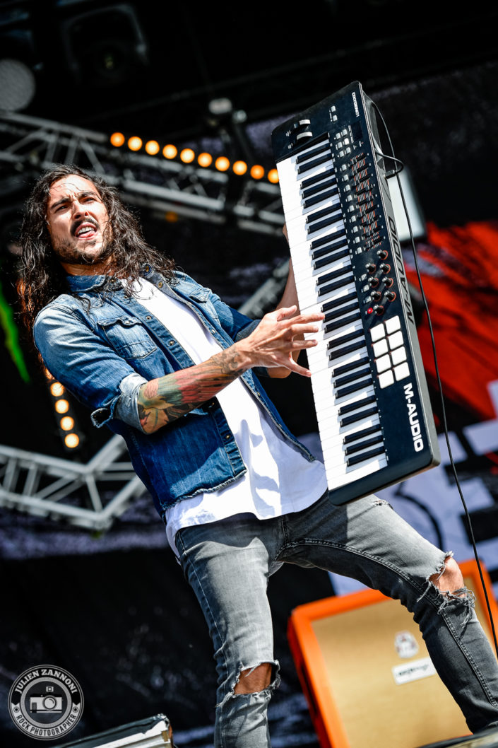Betraying the Martyrs plays at the Download Festival Paris - 2018
