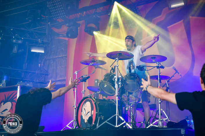 Ultra Vomit plays at the Download Festival Paris - 2018