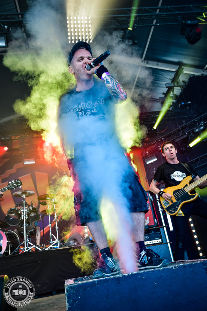 Ultra Vomit plays at the Download Festival Paris - 2018