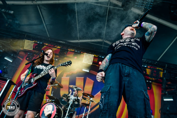 Ultra Vomit plays at the Download Festival Paris - 2018