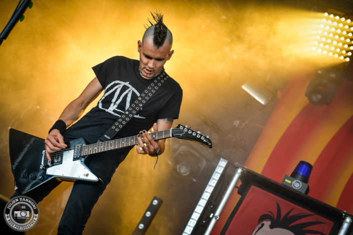 Ultra Vomit plays at the Download Festival Paris - 2018