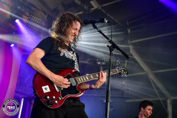 Ultra Vomit plays at the Download Festival Paris - 2018