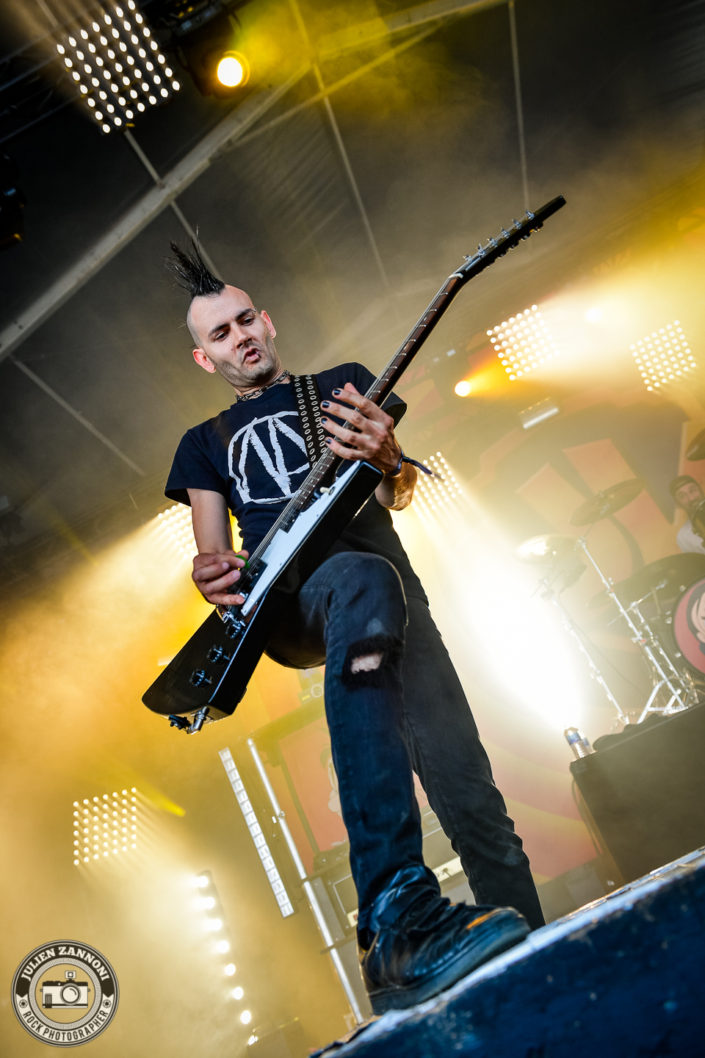 Ultra Vomit plays at the Download Festival Paris - 2018