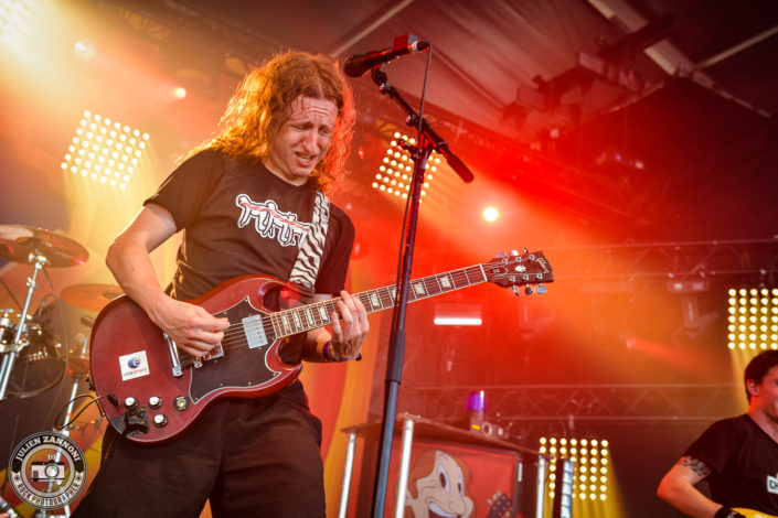 Ultra Vomit plays at the Download Festival Paris - 2018