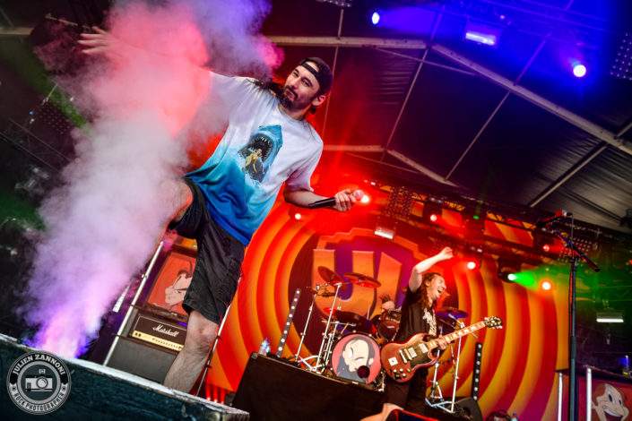 Ultra Vomit plays at the Download Festival Paris - 2018