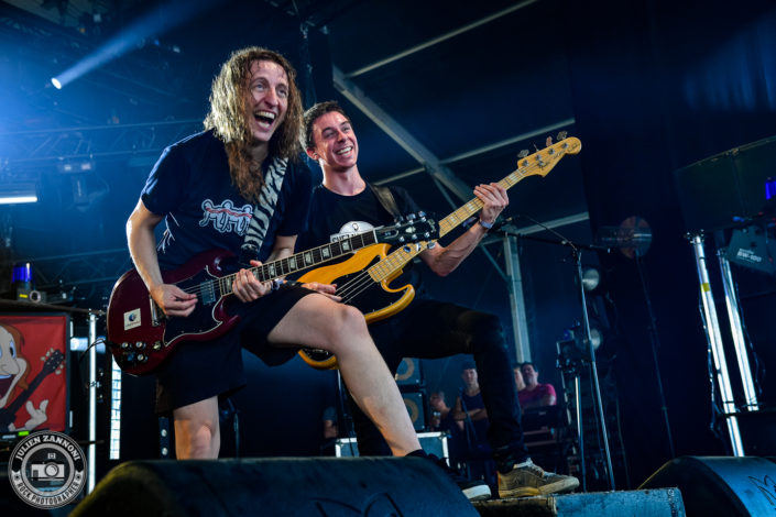 Ultra Vomit plays at the Download Festival Paris - 2018