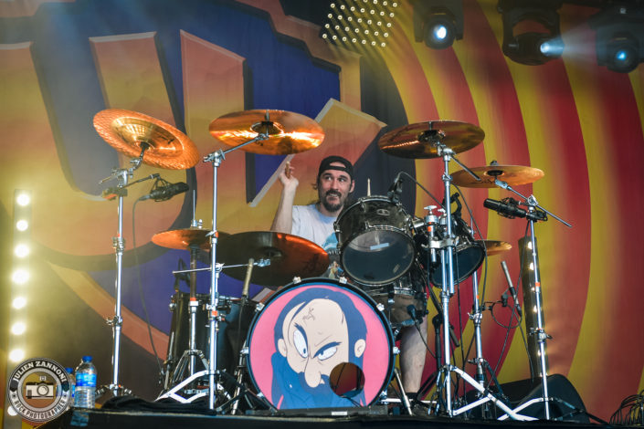 Ultra Vomit plays at the Download Festival Paris - 2018