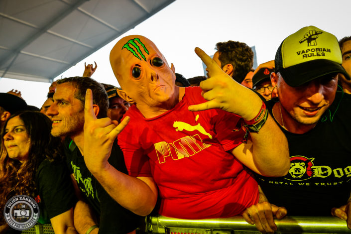 Ultra Vomit plays at the Download Festival Paris - 2018