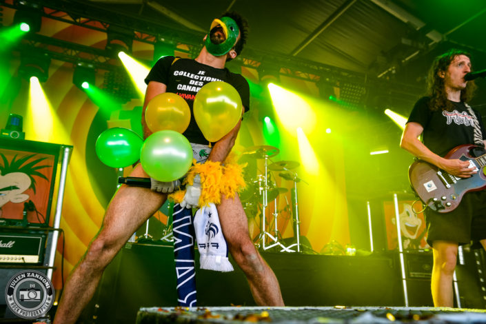 Ultra Vomit plays at the Download Festival Paris - 2018