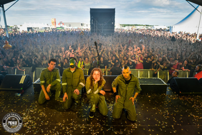 Ultra Vomit plays at the Download Festival Paris - 2018