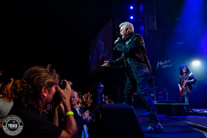 Billy Idol plays at the Montreux Jazz Festival 2018