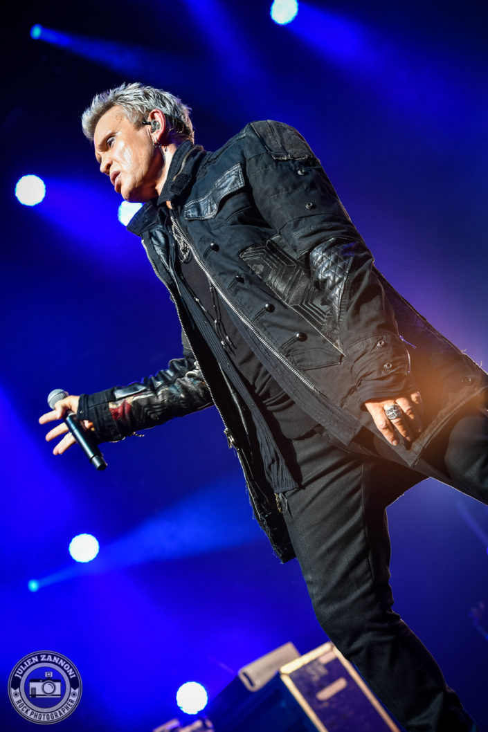 Billy Idol plays at the Montreux Jazz Festival 2018