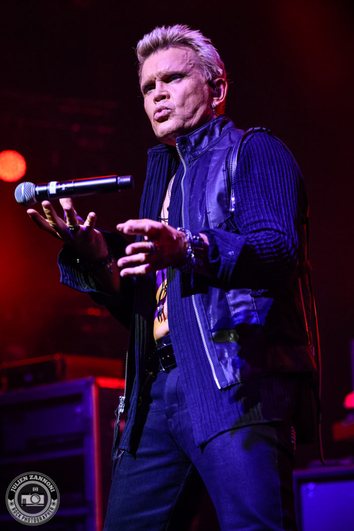 Billy Idol plays at the Montreux Jazz Festival 2018