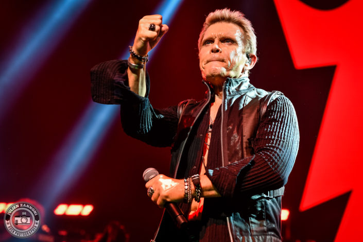 Billy Idol plays at the Montreux Jazz Festival 2018