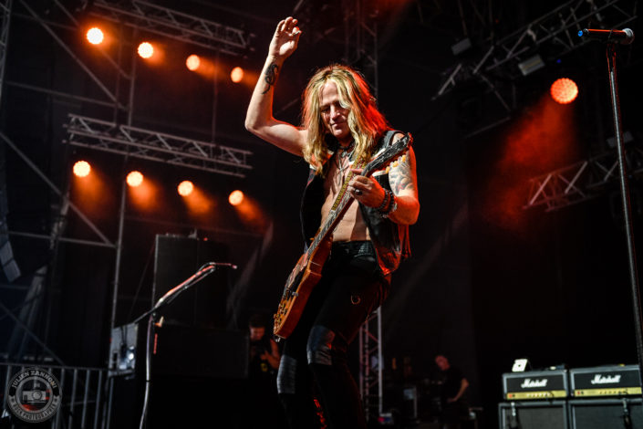 The Dead Daisies plays at the Guitare en Scène Festival 2018