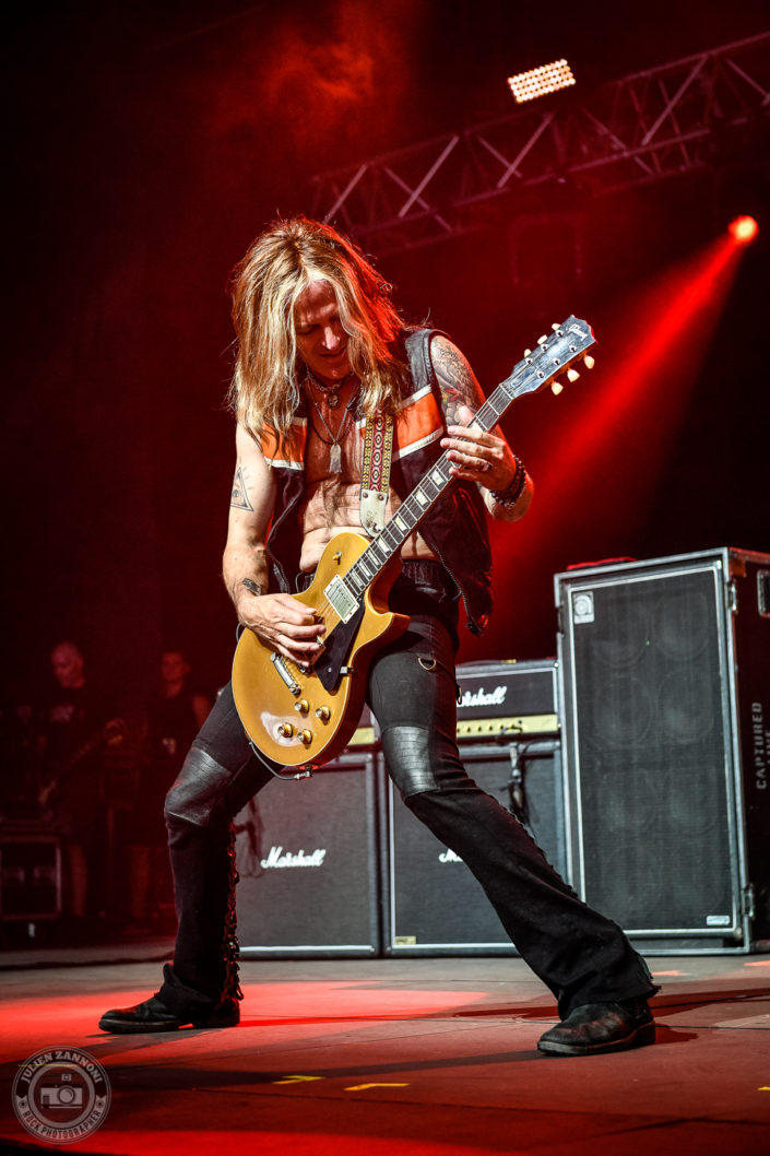 The Dead Daisies plays at the Guitare en Scène Festival 2018