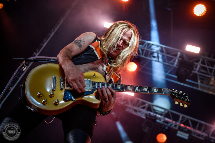 The Dead Daisies plays at the Guitare en Scène Festival 2018