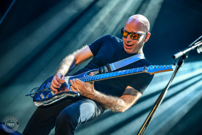 Joe Satriani plays at the Guitare en Scène Festival 2018