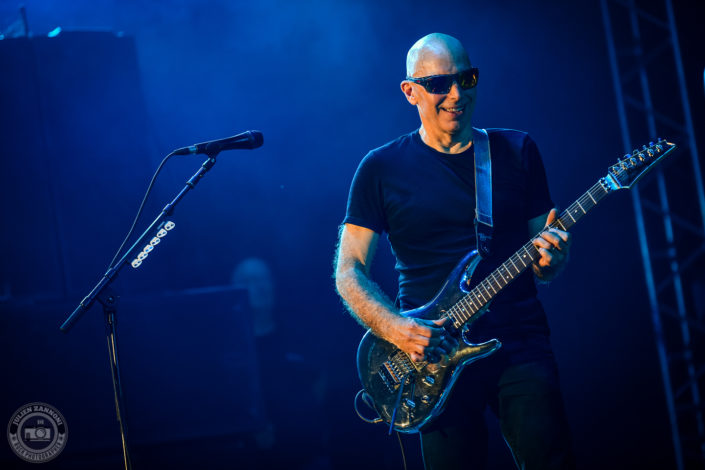 Joe Satriani plays at the Guitare en Scène Festival 2018
