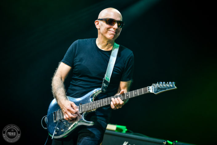 Joe Satriani plays at the Guitare en Scène Festival 2018