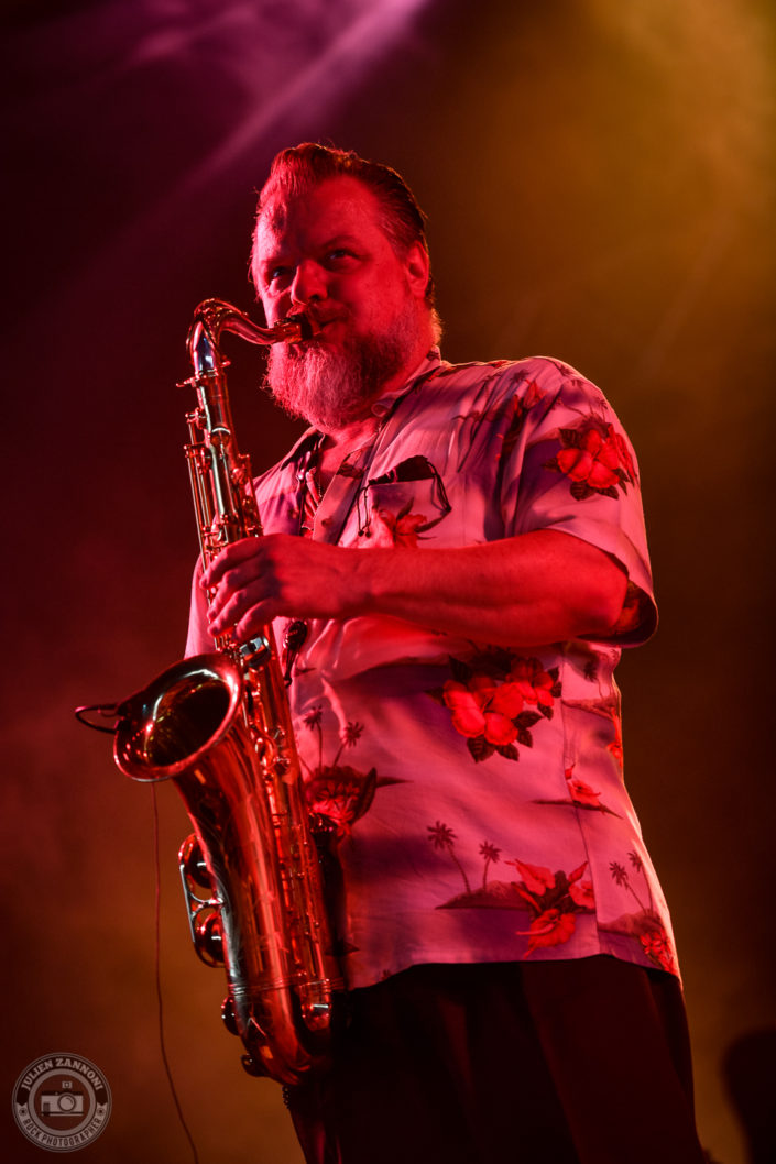 Thorbjorn Risager & the Black Tornado plays at the Guitare en Scène Festival 2018