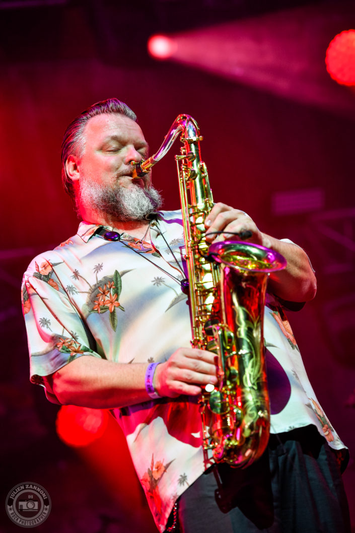 Thorbjorn Risager & the Black Tornado plays at the Guitare en Scène Festival 2018