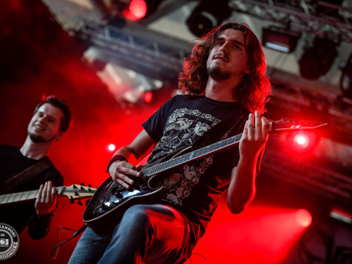 Voice of Ruin is seen on stage during Rock Altitude Festival 2018 (Switzerland)