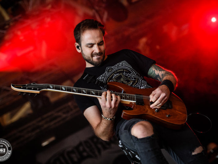 Voice of Ruin is seen on stage during Rock Altitude Festival 2018 (Switzerland)