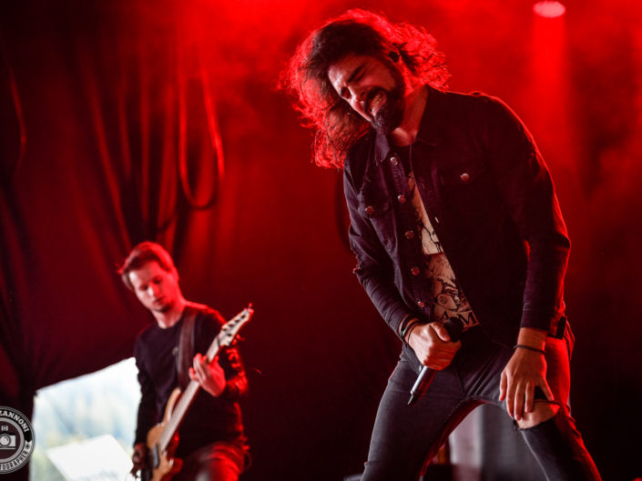 Voice of Ruin is seen on stage during Rock Altitude Festival 2018 (Switzerland)