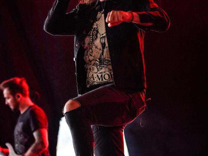 Voice of Ruin is seen on stage during Rock Altitude Festival 2018 (Switzerland)