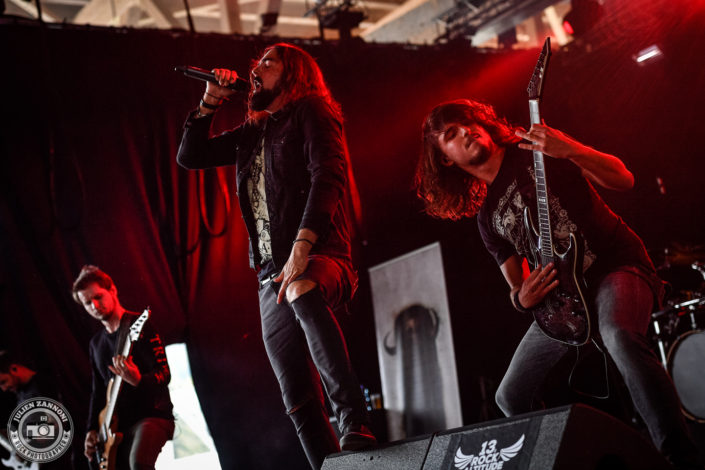 Voice of Ruin is seen on stage during Rock Altitude Festival 2018 (Switzerland)