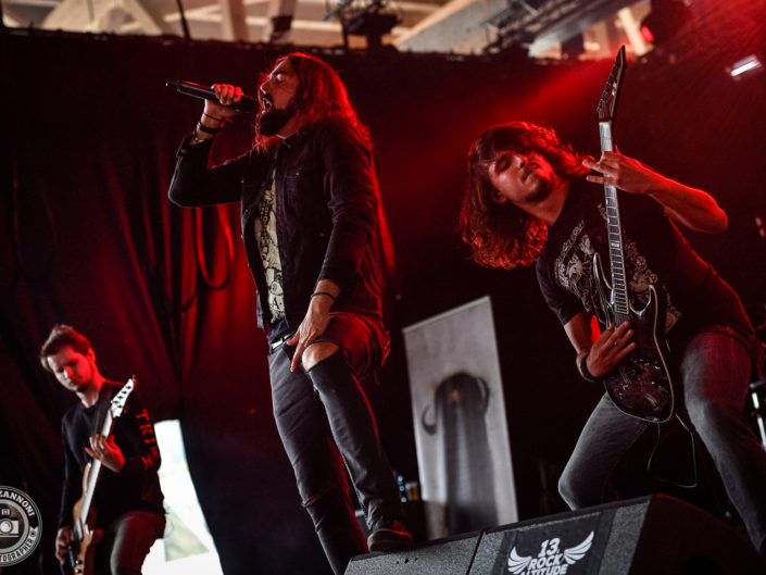Voice of Ruin is seen on stage during Rock Altitude Festival 2018 (Switzerland)