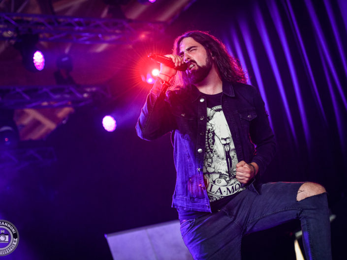 Voice of Ruin is seen on stage during Rock Altitude Festival 2018 (Switzerland)