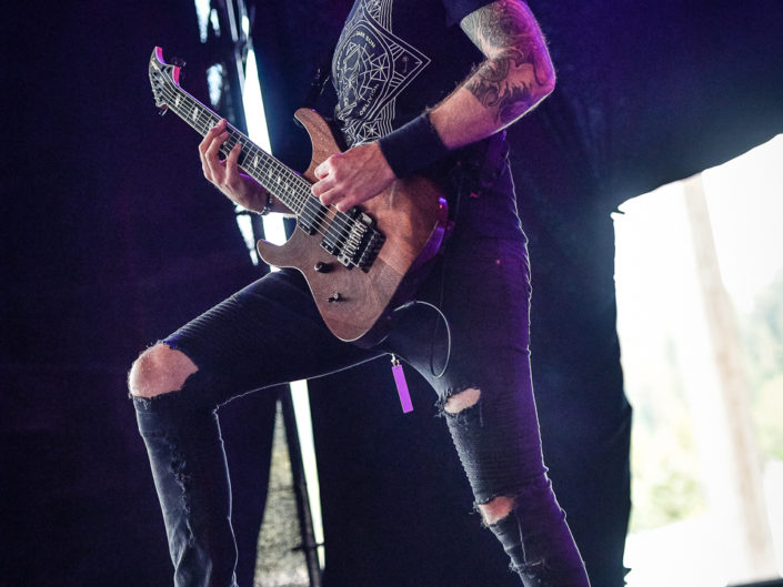 Voice of Ruin is seen on stage during Rock Altitude Festival 2018 (Switzerland)
