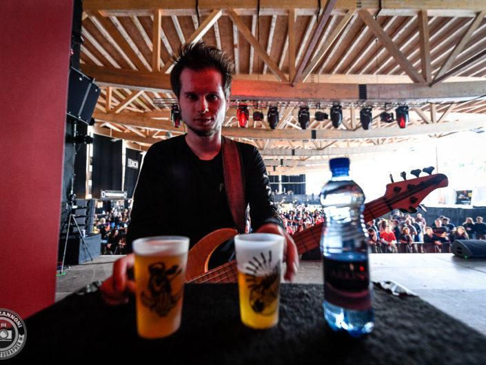 Voice of Ruin is seen on stage during Rock Altitude Festival 2018 (Switzerland)