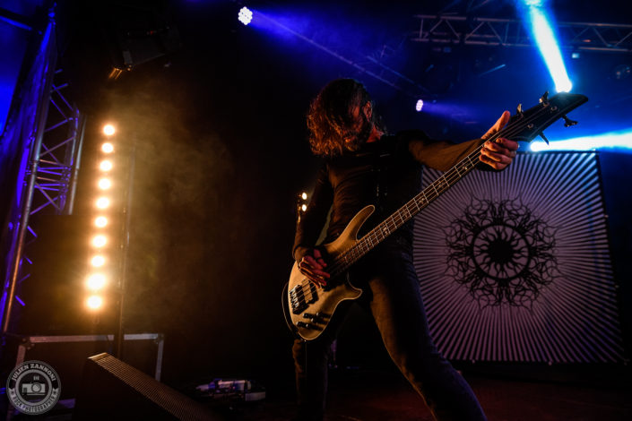 Samael is seen on stage during Octopode Festival 2018 (Switzerland)