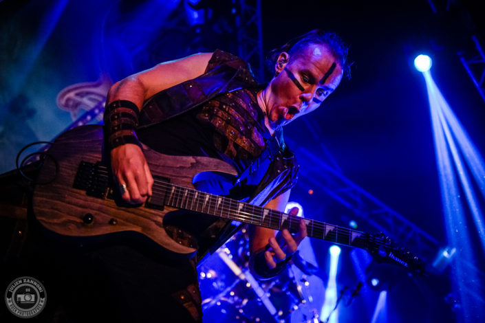 Ensiferum is seen on stage during Octopode Festival 2018 (Switzerland)