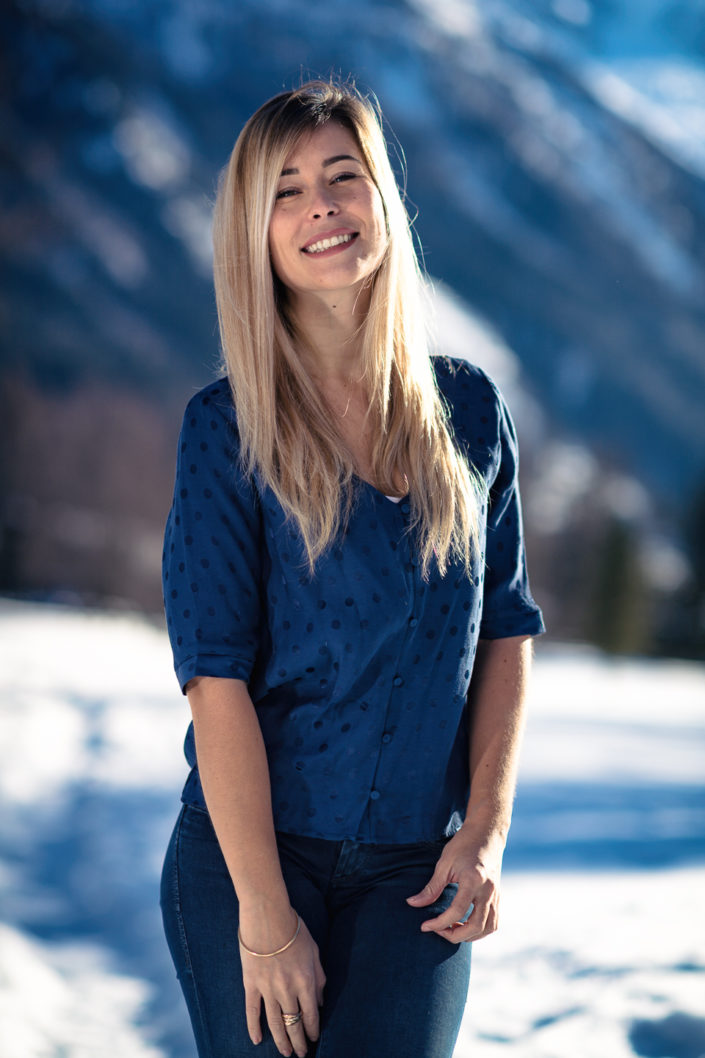 Photoshoot with Marilou Roubaud in Chamonix