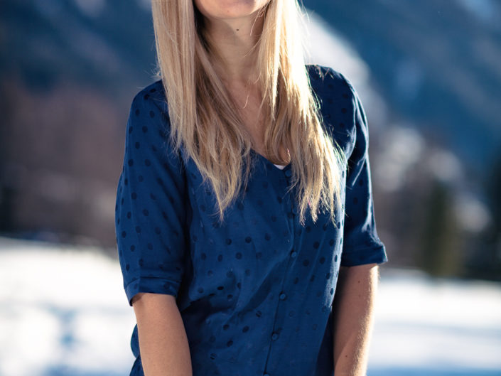 Photoshoot with Marilou Roubaud in Chamonix