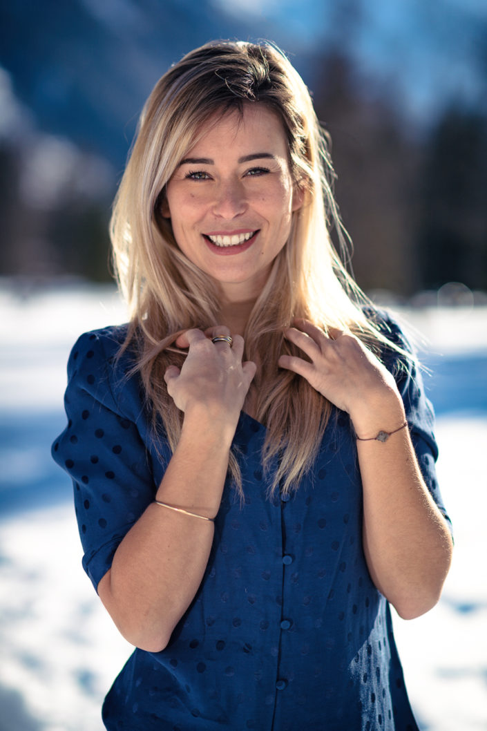 Photoshoot with Marilou Roubaud in Chamonix