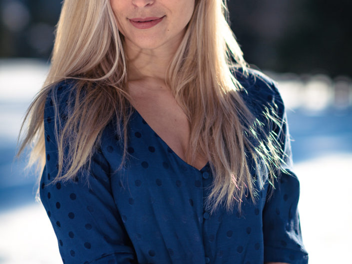 Photoshoot with Marilou Roubaud in Chamonix